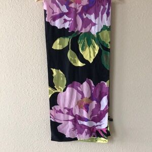 Anne Klein Floral Silk Scarf